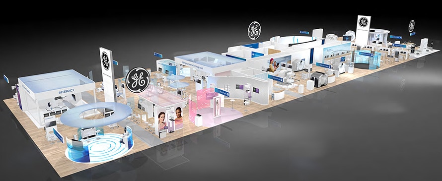 RSNA 2017 booth map